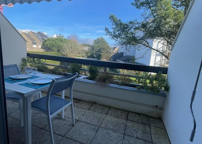 Studio Lumineux Avec Belle Terrasse Sur Espaces Verts, 100M Plage