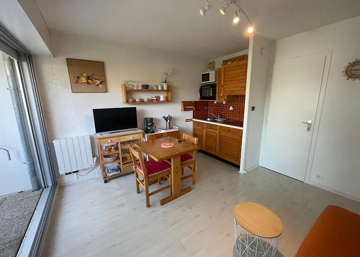 Studio Lumineux Avec Belle Terrasse Sur Espaces Verts, 100M Plage